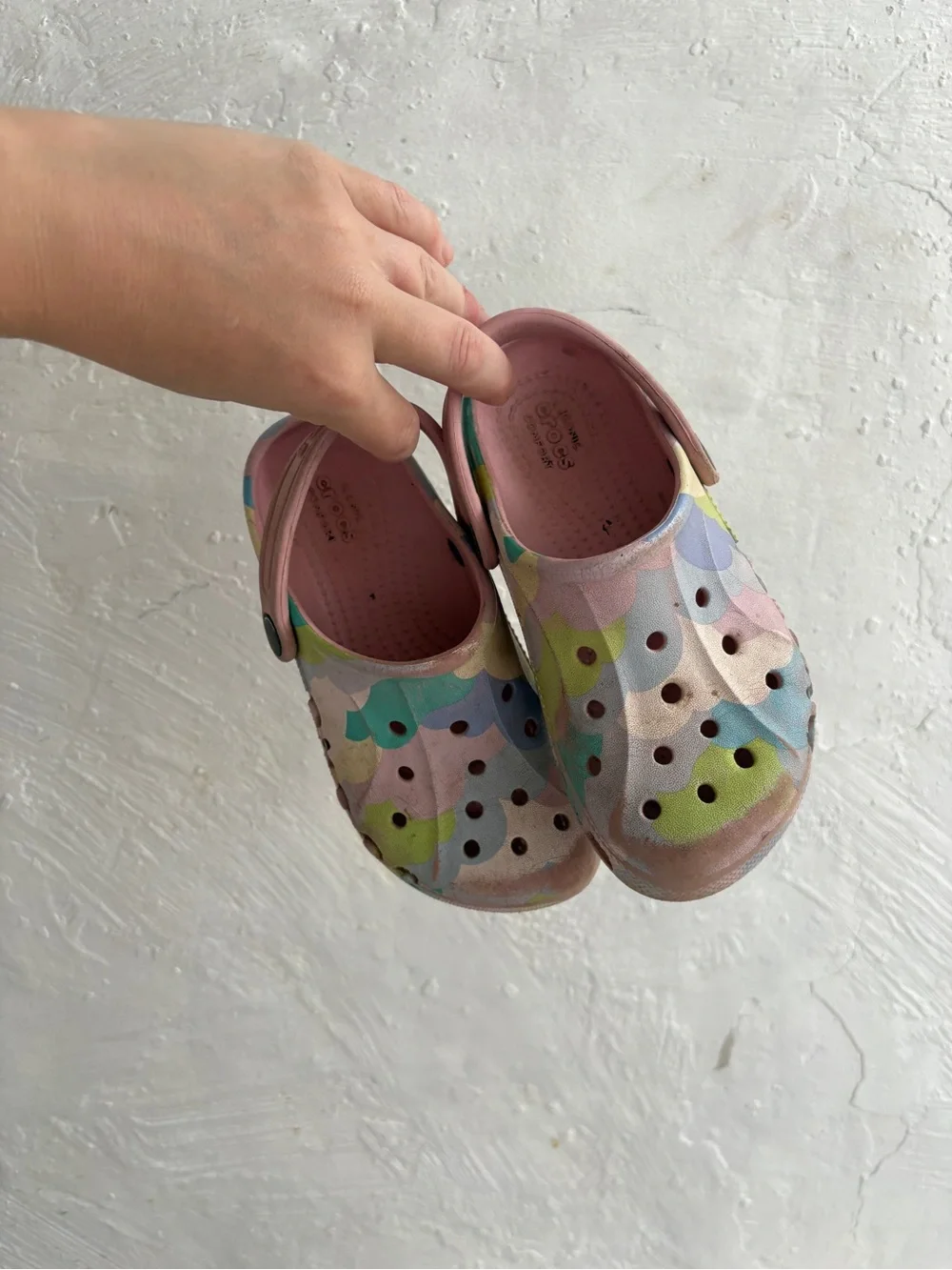 Crocs Kids' Baya Patel Clouds Slip-On Clogs
